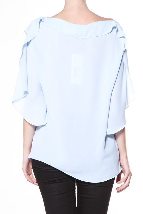 Karen By Simonsen  isblå blus /topp Alaine 43301