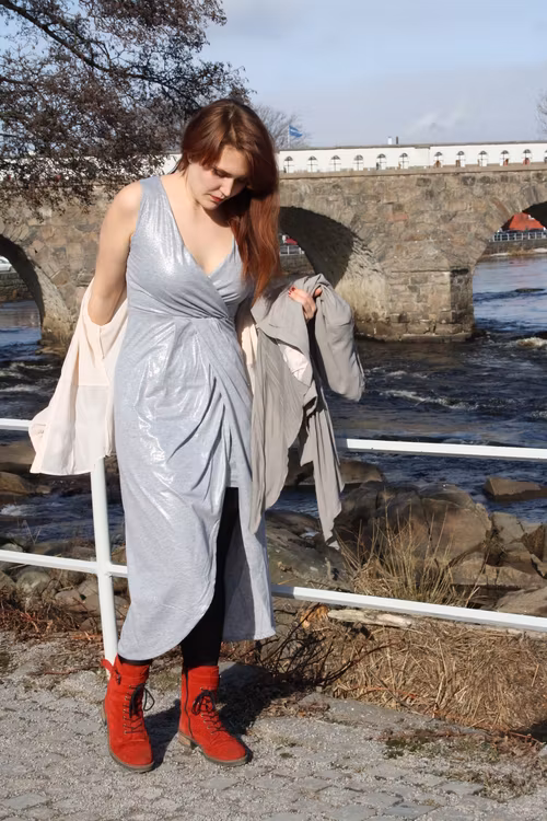 Karen By Simonsen silverklänning