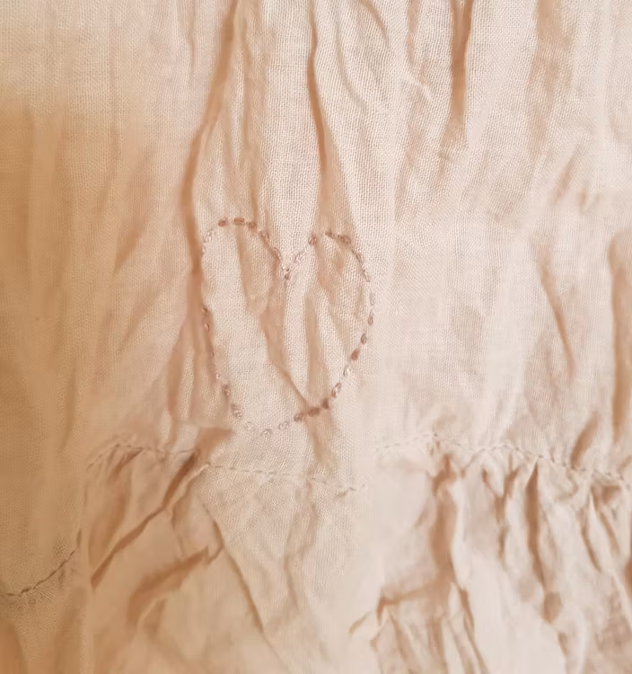 Klänning/lång tunika Sofie,  i tunn bomullsvoile' från Faith
