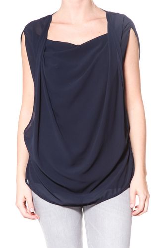Karen By Simonsen marinblå Jacky blouse 43161