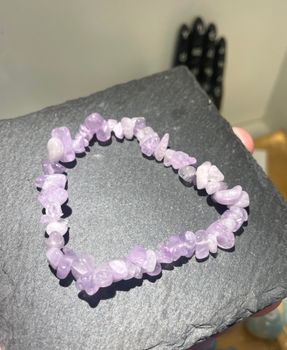 Lavendelkvarts armband