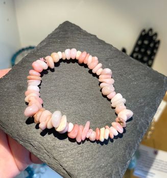 Rosa Opal armband