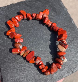 Röd Jaspis armband