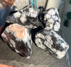 SnöflingeObsidian rå L