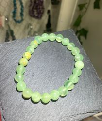 Grön Kalcit armband 8mm