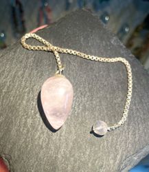 Pendel Rosenkvarts