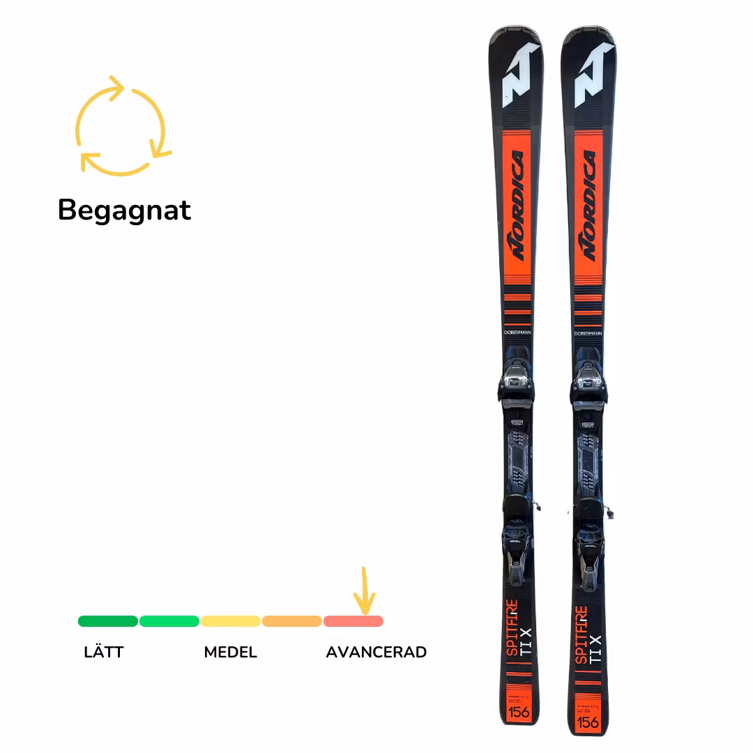 Begagnad Nordica Dobermann Spitfire TI X 156cm