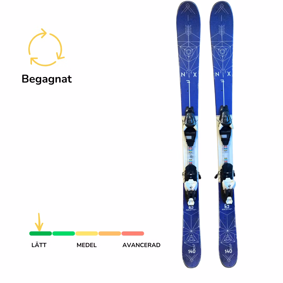 Begagnade Salomon NFX JR Twintip 140cm