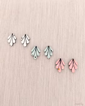 Örhängen, art deco-studs