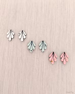 Örhängen, art deco-studs