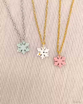 Halsband, snöflinga