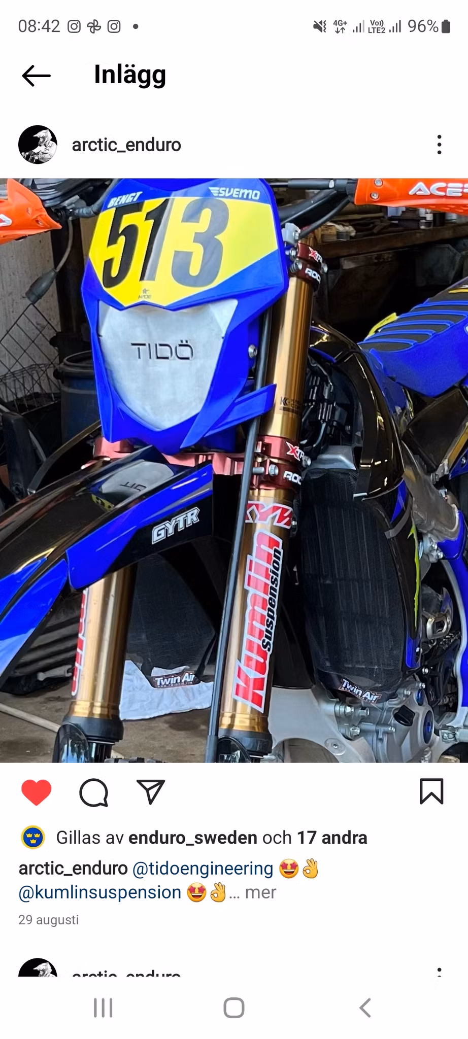 Täckplåt Yamaha 2020-