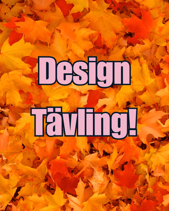 Designtävling September, tema: Höst