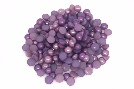 Lila halvpärlor, 6mm (100st)