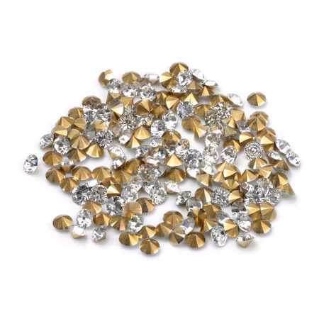 Diamantslipad klar rhinestones av resin, 3mm (250st)