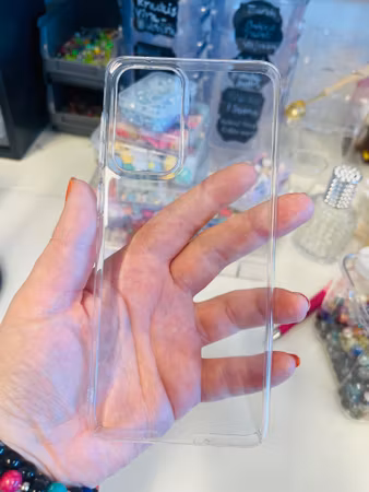 Samsung A53, hårt transparent mobilskal
