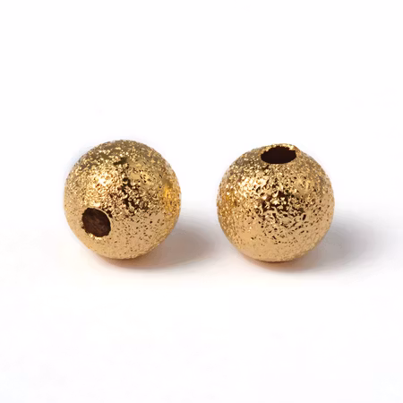 Mellandelar stardust av mässing guld 4 mm (50st)