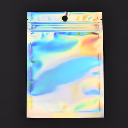 Holo zippåsar, silver (10st)