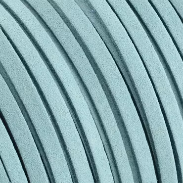 Mockaimitation 6mm turkos 5 meter 2a sortering