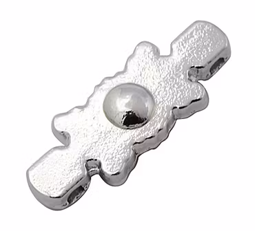 Bar spacer, svart rhinestone i glas, multistrand, 21mm (10st)