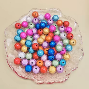 Reflexpärlor, mirakelpärlor av akryl, 12mm (10st)