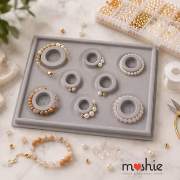 Skönhetsfel små sprickor Designbricka med mått för armband i flera storlekar 13-20cm