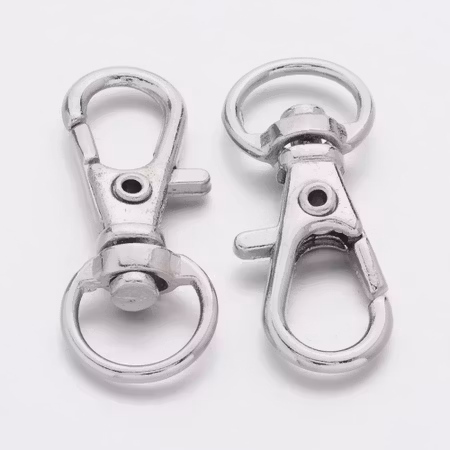 Karbinhake, 32mm, platinum (5st)
