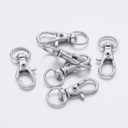 Karbinhake, 32mm, platinum (5st)