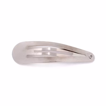 Hårspännen, platt, platinum, 47mm (10st)