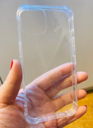 iPhone 13, mediumhårt transparent mobilskal