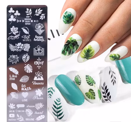 Stämpelbricka för stamping, växter, rostfritt stål