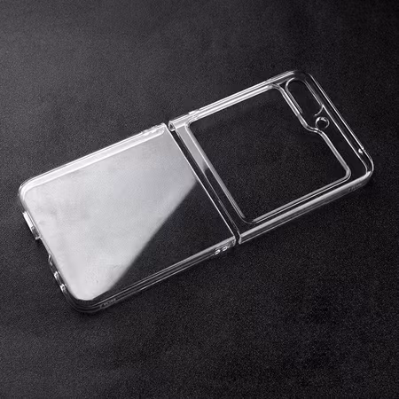 Samsung Z flip 5, hårt transparent mobilskal