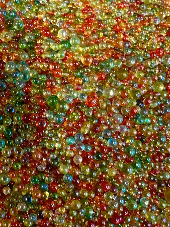 Glasbubblor utan hål, 1-3mm, tuttifrutti (20g)