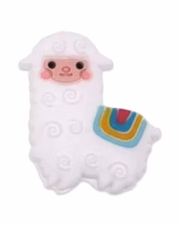 Lama i silikon, tvättbar, fri från BPA, 26x30mm (st)