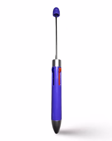 Pärla en penna, mörklila, multistift 4 färger, 2mm