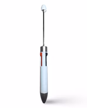 Pärla en penna, vit, multistift 4 färger, 2mm