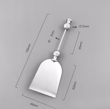 Pärla en ostkniv, rostfritt stål, 15cm (st)