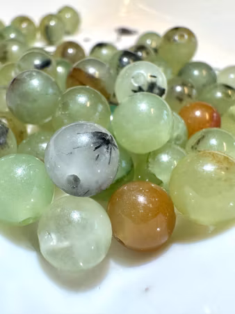 Naturlig jade, 8-8,5mm (ca 50st)