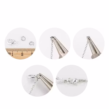 Klolås, 12mm, zink, guld (20st)