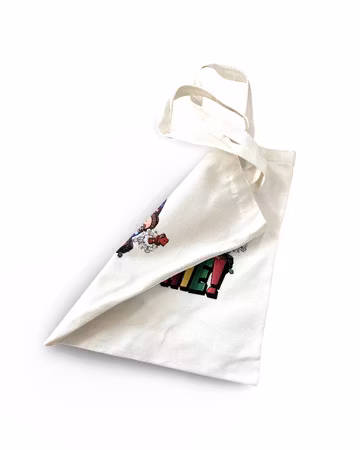 Moshies första Merch. Tygkasse med moshie logga, 60cm