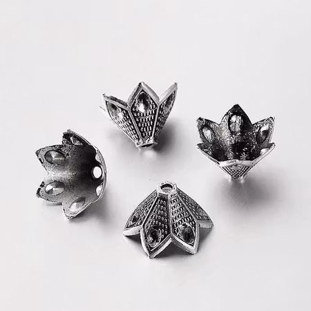 Pärlhatt till stora pärlor, 18x16mm (5st)