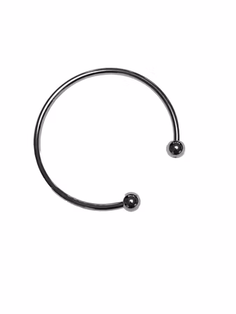 Bangle för att dekorera till armband, silver, 65mn (st)