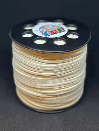 Mockaimitation, pastellgul, 3mm (5meter)