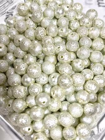 Dagg glaspärlor, 8mm, deluxe, pearlight (50st)