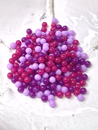 Pärlor utan hål, 2mm, purple pop, 5g, caviar beads (1000st)