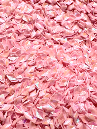Burk med rosa strössel, nailart, ruter, 4mm (20ml)
