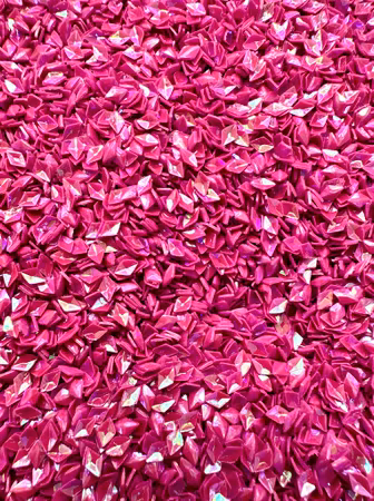 Burk med rosalila nailart, strössel, ruter, 4mm (20ml)