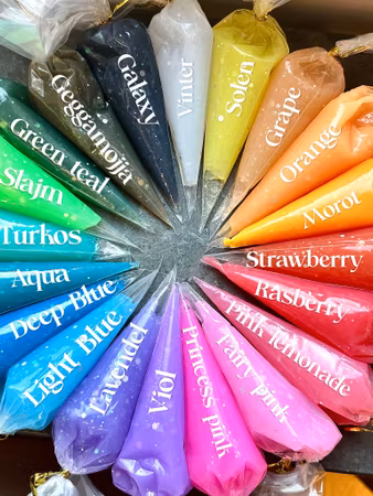 Jelly glitter, flufflim, pink lemonade, 50ml, decoden, cream glue