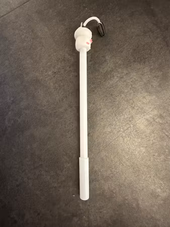 Gelepenna med tvättbjörn, skön att skriva med! (st)