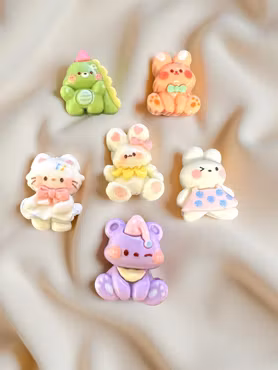 Djurens kalas, mix med söta flatbacks (12st)